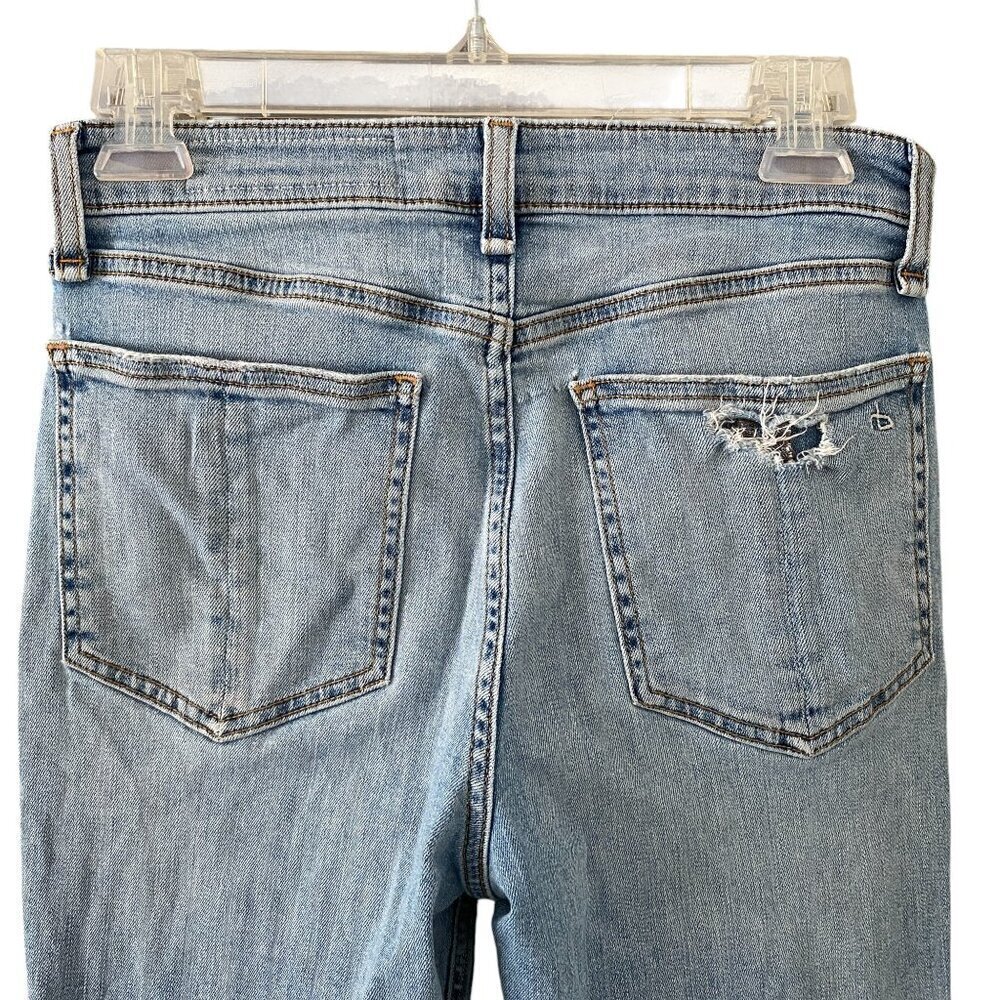 Rag & Bone Nina High-Rise Ankle Cigarette Skinny Distressed Starway - Size 26 - Picture 6 of 11